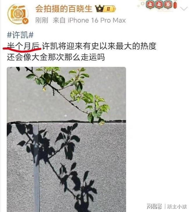 九游娱乐文化：许凯：绯闻漩涡中的顶流之路是危机还是转机？